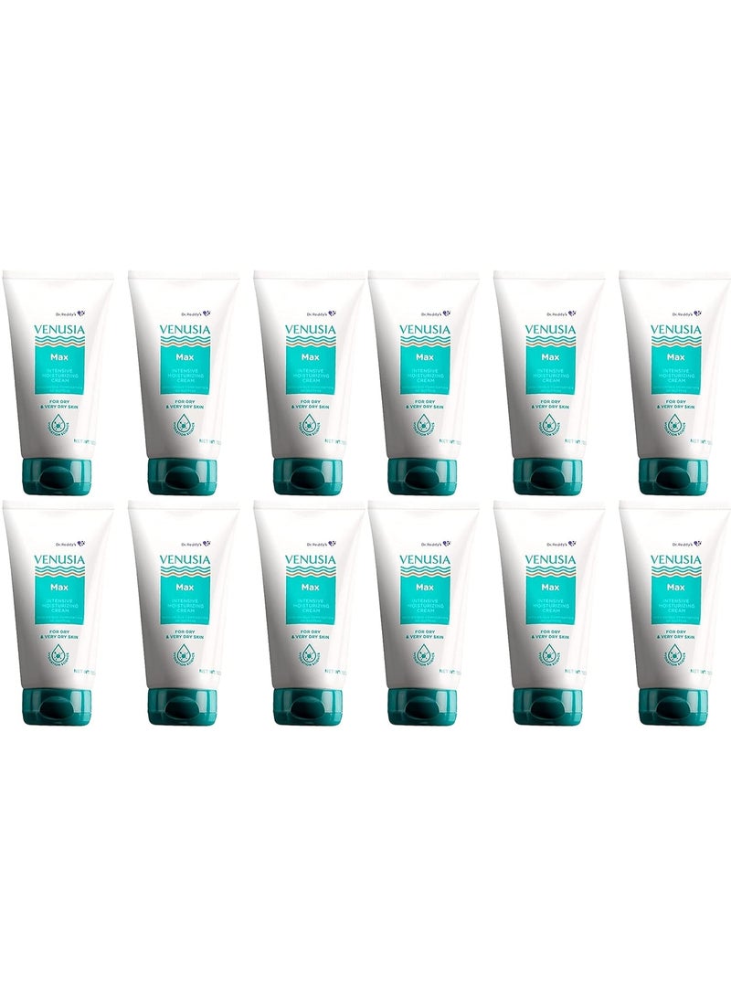 Venusia Max Intensive Moisturizing Cream For Dry Skin To Very Dry Skin, 150 g x Pack of 12 - Image 1